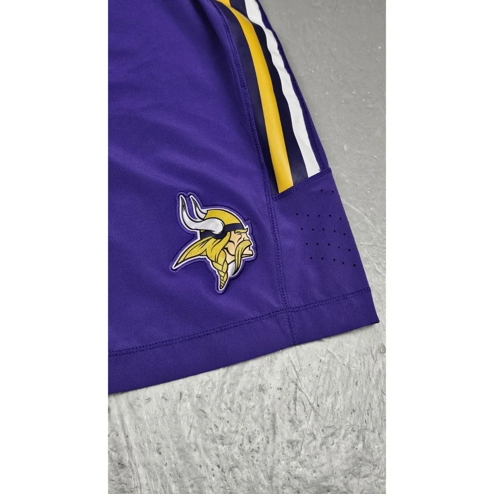 Minnesota Vikings Shorts Mens XL Purple NFL Football Nike Dri Fit On Field Sport
